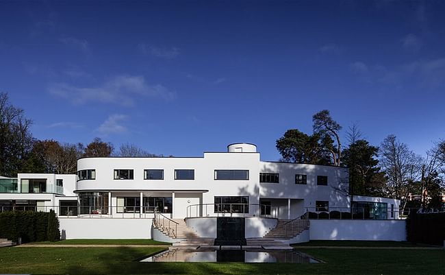 Cherry Hill in Sunningdale, UK by Oliver Hill; Restoration by Avanti Architects (rear)