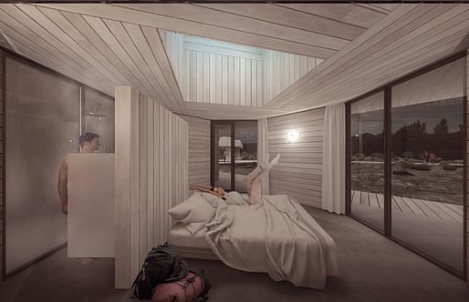 1st prize: Converse Guest House. Project author: Eric Gonzales | United States.