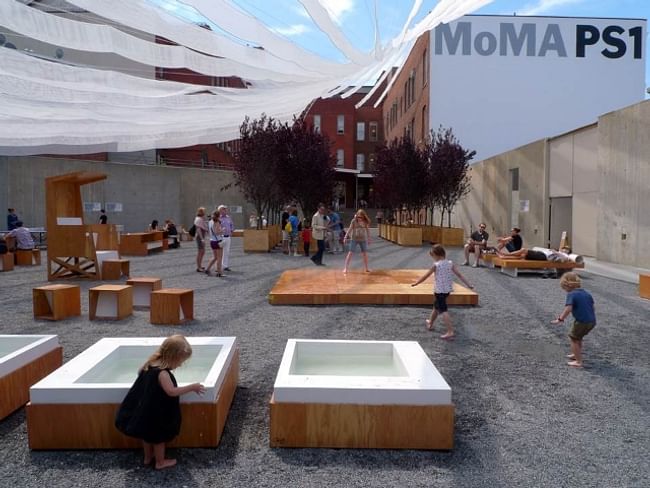 Interboro Partners's MoMA PS1 installation 'Holding Pattern' was highlighted by John Peterson of Public Architecture. Credit: Interboro Partners