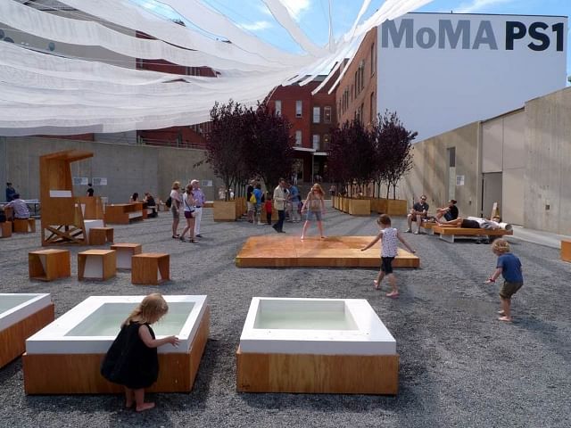Interboro Partners's MoMA PS1 installation 'Holding Pattern' was highlighted by John Peterson of Public Architecture. Credit: Interboro Partners