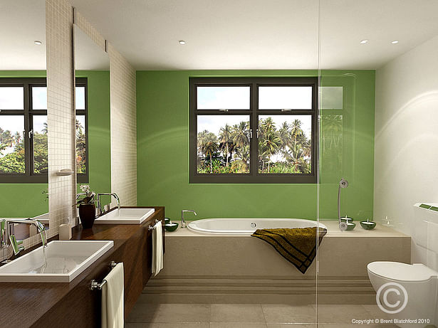 Interior Design Finished at Toilet & Bath Area