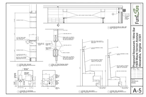 Construction Document Sheet A-5