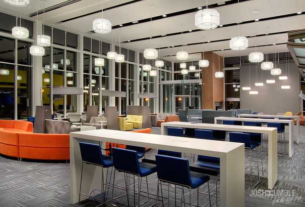 Marian University Alumni Hall & student lounge, Interior Photography ©Josh Humble