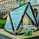Prototype of the Urban Algae Canopy by ecoLogicStudio with Cesare Griffa. Photo courtesy of ecoLogicStudio