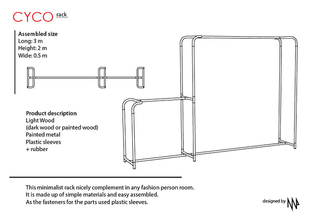 Minimalist rack CYCO