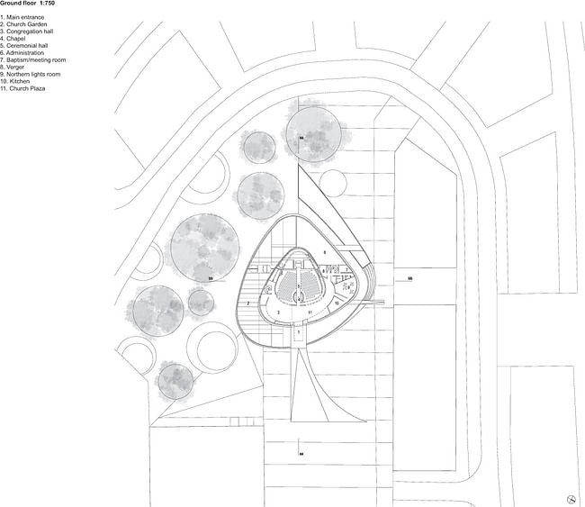 Ground floor plan (Image: schmidt hammer lassen architects)