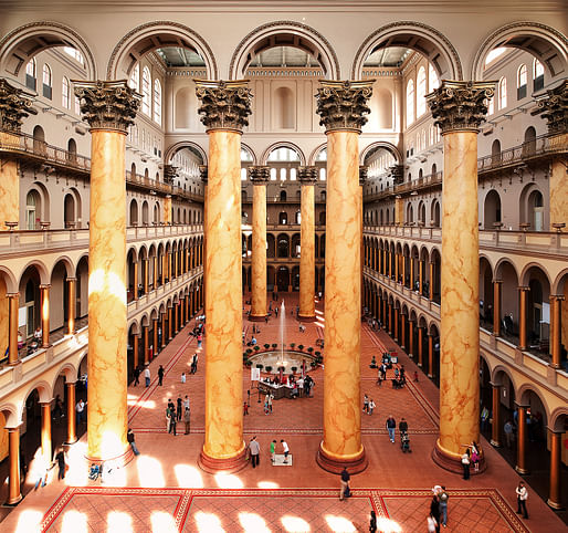 The National Building Museum's Great Hall. Photo by Kevin Allen Photography.