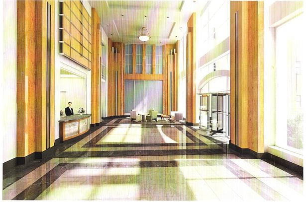 ain Entrance Interior Lobby for Building B of The Beacon Luxury Residential Condominium