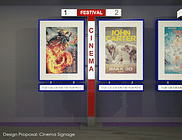 Proposed Design of Cinema Signage