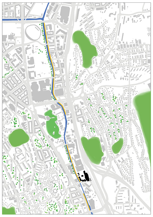 Analyze part I: 1:10000 city green map