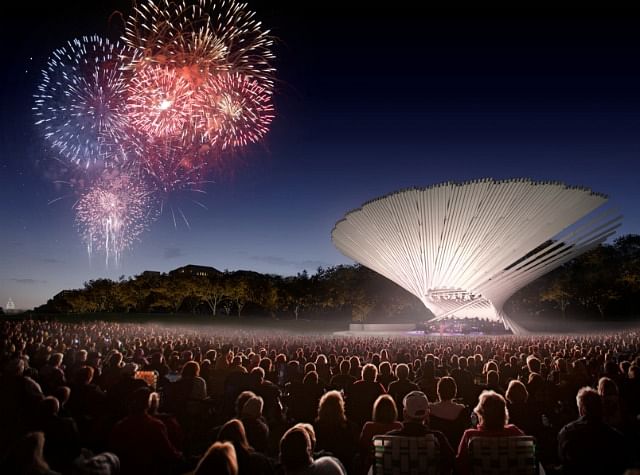 proposed design for Sylvan Theater by Michael Maltzan Architecture + Tom Leader Studio