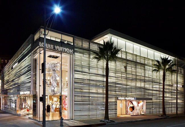 The Louis Vuitton store in Los Angeles. Credit: Stephane Muratet courtesy of Louis Vuitton
