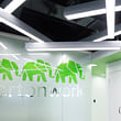 The hight tech start up is a leader in open source software, carefully reflected in the interior design details.