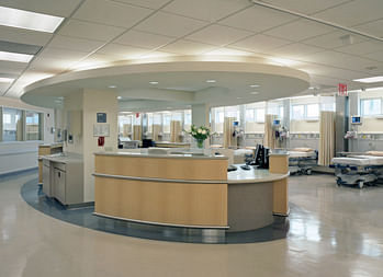 Nurse's station on patient floor