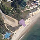 Aerial view of the Malibu site