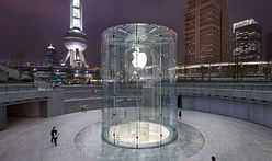 Apple patents Shanghai Apple Store's glass cylinder entryway; Steve Jobs co-credited as inventor