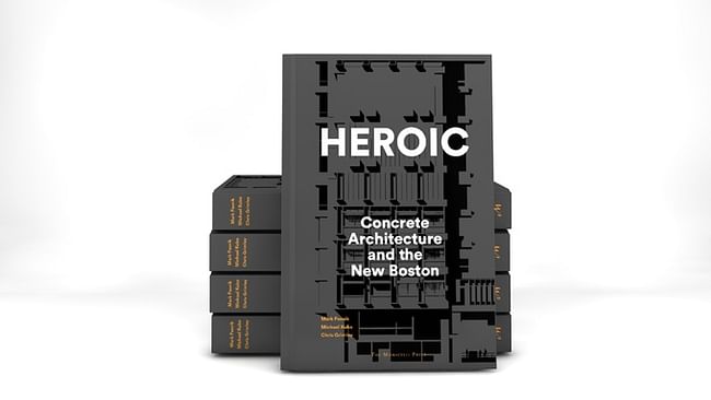 Mock-up rendering of The Heroic Project: A book and advocacy web archive that examine the impact of Boston’s concrete modernism from the 1960s-70s. Image via Kickstarter.