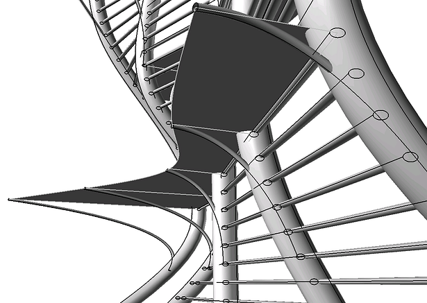 View of Walkway from Beneath | Generative Components