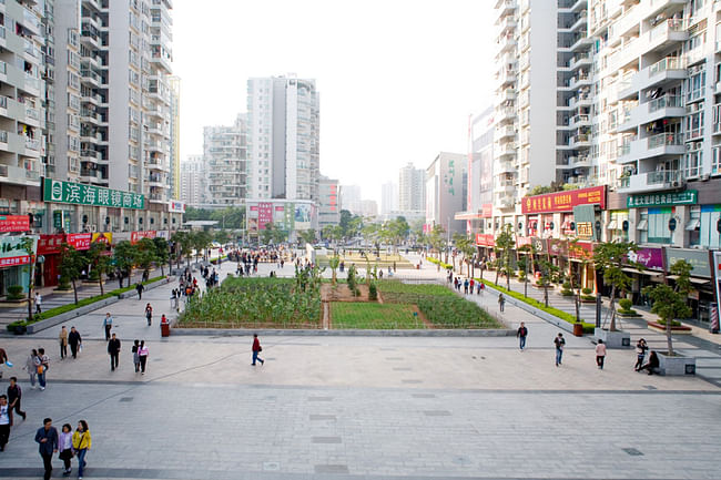 'Landgrab' a project at the Shenzhen-Hong Kong Biennial. Credit: Slab Architects