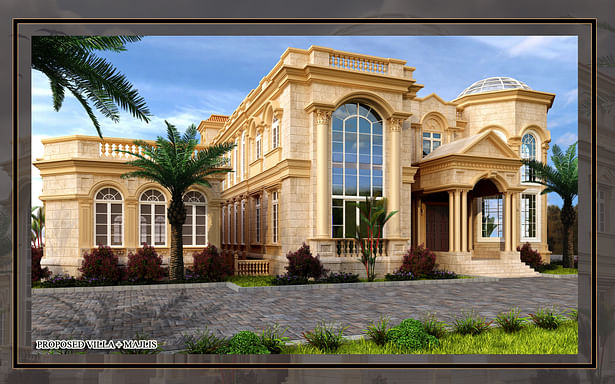 Proposed villa + Majlis