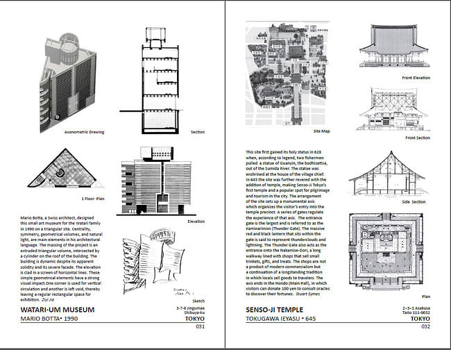 Japan 2013 OSU KSA - architecture/urbanism guidebook (screenshot) via Evan Chakroff.