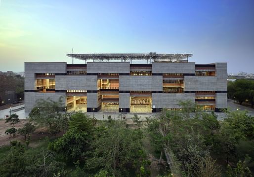 Ahmedabad University Centre in Ahmedabad, India by Stephane Paumier Architects. Photo: Stephane Paumier Architects