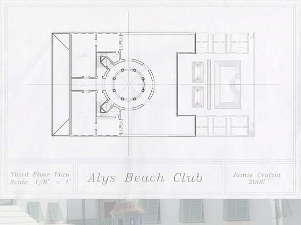 3rd Floor Plan of the Beach Club