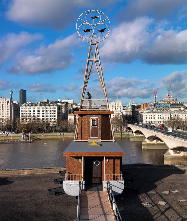 A Room for London rooftop installation, in collaboration with Fiona Banner. Photo: Charles Hosea.