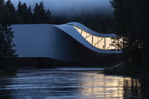 Exterior: The Twist Museum, Kistefos Sculpture Park, Jevnaker, Norway. Photographer credit: Laurian Ghinitoiu/APA19/Sto.