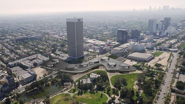 A rendering of the Zumthor design for LACMA. Credit: Atelier Peter Zumthor & Partner
