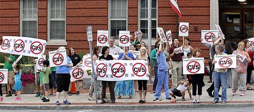 Boise residents protest plans for a CVS Pharmacy that would lead to the eviction of 23 families