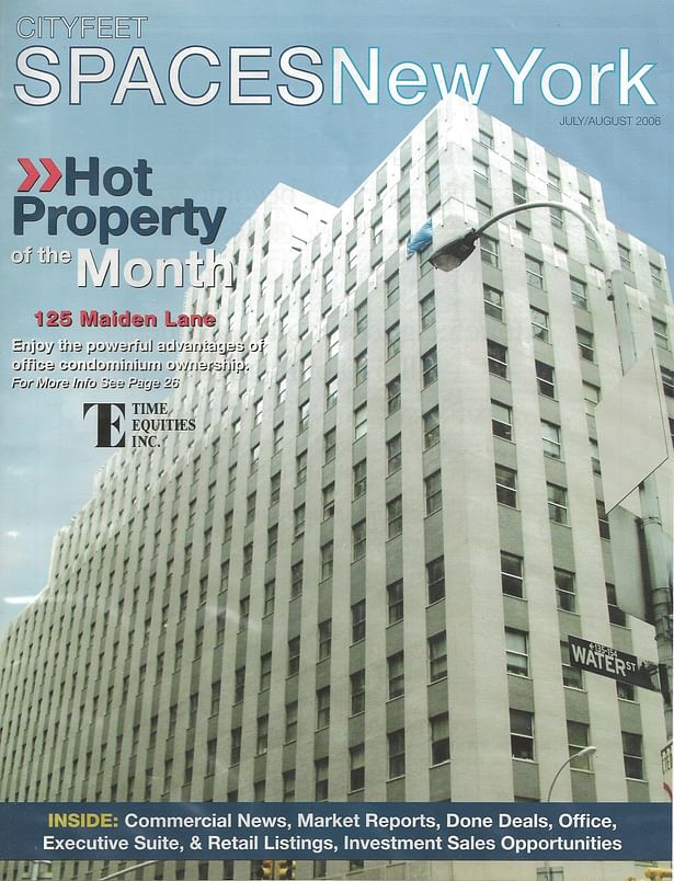 125 Maiden Lane - Hot Property Condo Conversion JUL|AUG 2006