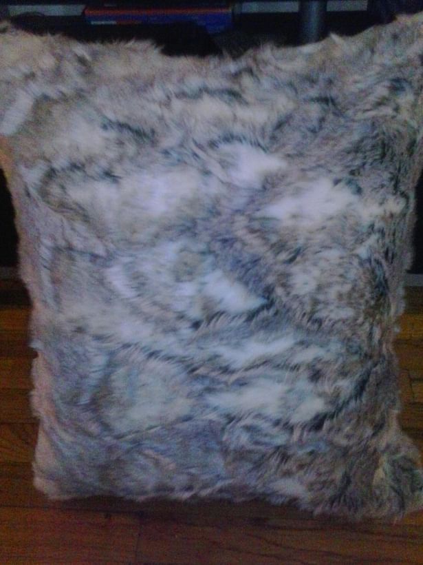 Faux Fur throw pillow