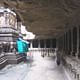 Kailasanatha's colonnade and colossal overhang