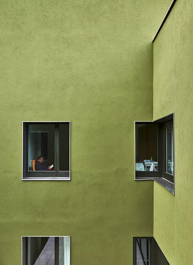 Home for dependent elderly people and nursing home in Orbec, France by Dominique Coulon & associés; Photo: Eugeni Pons
