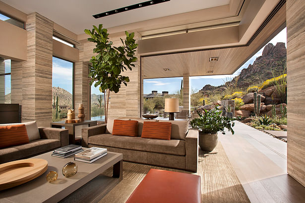 Elegant Modern at Estancia || Living Room View