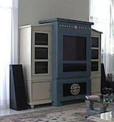 Close-up - custom TV cabinet