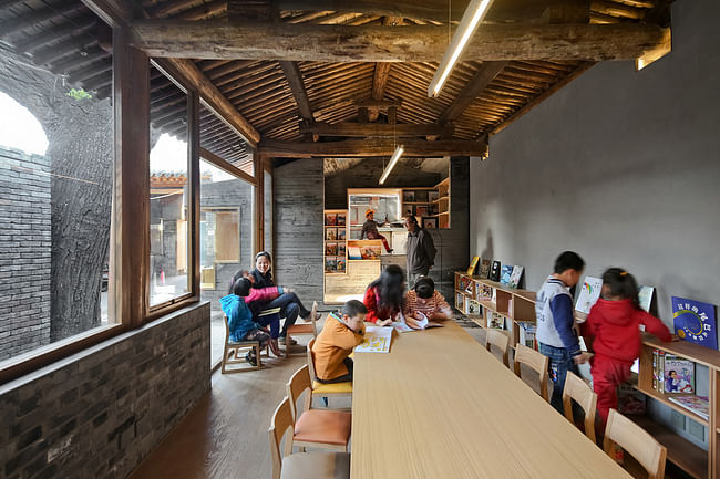 Hutong Children’s Library and Art Centre | Beijing, China. Architect: ZAO / standardarchitecture / Zhang Ke. Photo © AKTC / Wang Ziling, ZAO, standardarchitecture
