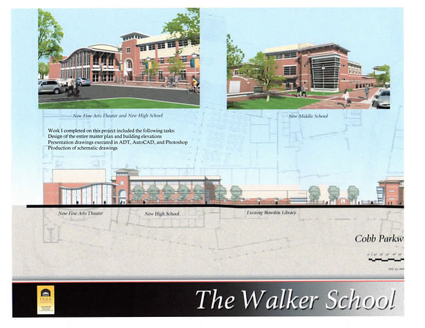 The Walker School-Elevations