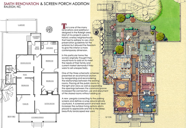 Before & After Floor Plans