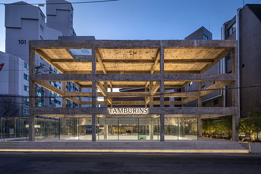 Single-Brand Store of the Year winner Tamburins Seongsu Flagship Store by Eonsld and The System Lab. Image: Courtesy of Eonsld and The System Lab