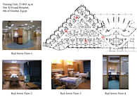 Nursing Unit 1843 sq m (19837.88 sq ft), Second Floor, Dar Al-Fouad Hospital, Egypt