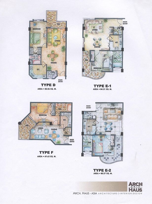 Typical Condotel Unit Plans