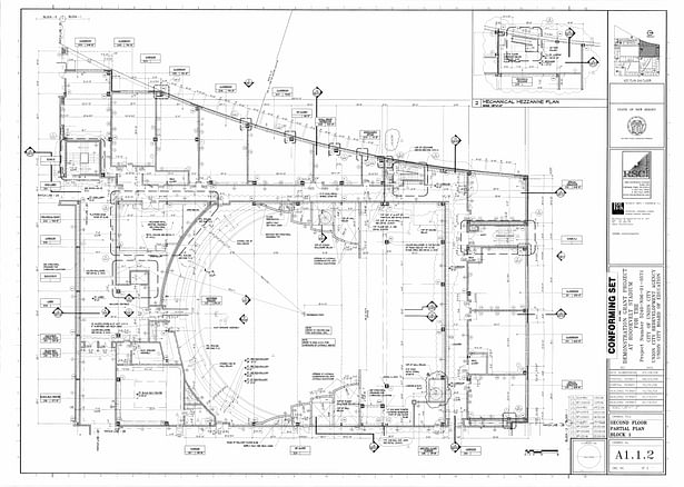 Second Floor - Partial Plan, Block 1