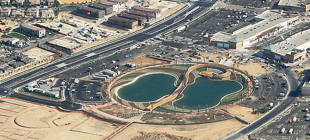 Aerial view of the Dos Lagos development