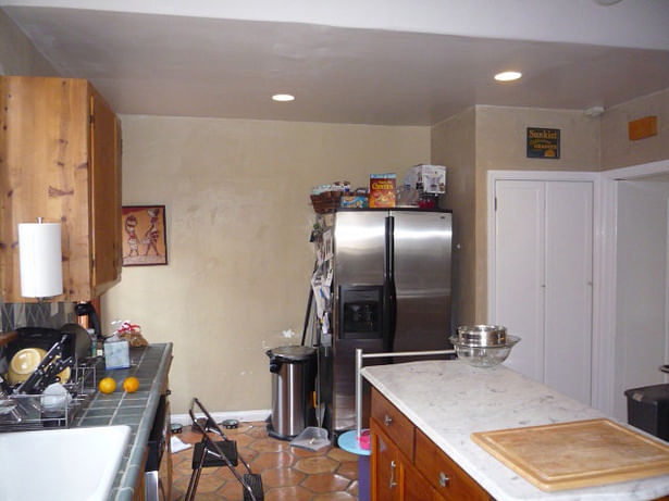 Existing Kitchen Refrigerator Area