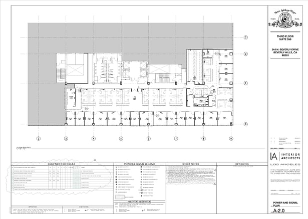 MGM (Power&Signal Plan) in Revit