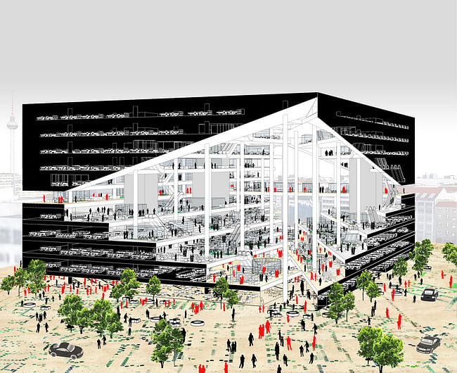 Axel Springer Campus by OMA (Rem Koolhaas). Image: OMA