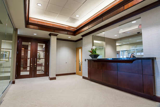 Renovated lobby/reception area