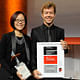Winners of the Holcim Awards Silver 2011 North America for “Zero net energy school building, Los Angeles, CA” (l-r): Gloria Lee and Nathan Swift, Swift Lee Office, Los Angeles, CA.